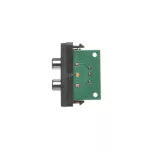 Simon Connect TSC-K101B-14 Płytka K45/2 złącz 2x RCA (CINCH) 22,5x45mm + wkłady; zaciski śrubowe; czarny