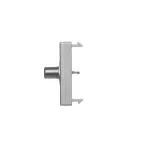 Simon Connect TSC-K102C-8 Płytka K45/2 gn. SAT (F) żeńskie 22,5x45mm + wkład; aluminium