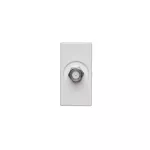 Simon Connect TSC-K102C-9 Płytka K45/2 gn. SAT (F) żeńskie 22,5x45mm + wkład; czysta biel