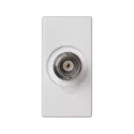 Simon Connect TSC-K102D-9 Płytka K45/2 złącza BNC 22,5x45mm + wkład; czysta biel