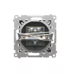 Simon 54 WMDA-01000x-049 Gniazdo antenowe TV pojedyncze (moduł). Do instalacji indywidualnych; czarny