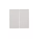 Simon 55 WMDL-K015xx-143 Klawisz podwójny do: SW5M, SP2M; Aluminium mat