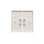 Simon 55 WMDL-K015xx-143 Klawisz podwójny do: SW5M, SP2M; Aluminium mat