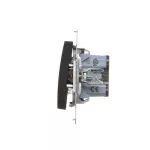 Simon 54 WMDL-07012x-049 Łącznik krzyżowy bez piktogramu (moduł) 16AX, 250V~, zaciski śrubowe; czarny