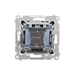 Simon 54 WMDL-07012x-049 Łącznik krzyżowy bez piktogramu (moduł) 16AX, 250V~, zaciski śrubowe; czarny