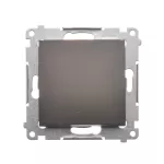 Simon 54 WMDL-010x2x-046 Łącznik jednobiegunowy (moduł) 16AX, 250V~, zaciski śrubowe; brąz mat