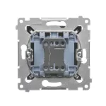 Simon 54 WMDL-010x2x-046 Łącznik jednobiegunowy (moduł) 16AX, 250V~, zaciski śrubowe; brąz mat