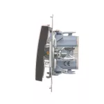 Simon 54 WMDL-011xx1-046 Łącznik jednobiegunowy z sygnalizacją załączenia LED (moduł) 10AX, 250V~, szybkozłącza; brąz mat