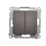 Simon 54 WMDL-050xxx-046 Łącznik świecznikowy (moduł) 10AX, 250V~, szybkozłącza; brąz mat