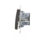 Simon 54 WMDL-050x2x-046 Łącznik świecznikowy (moduł) 16AX, 250V~, zaciski śrubowe; brąz mat