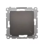 Simon 54 WMDL-060xxx-046 Łącznik schodowy (moduł) 10AX, 250V~, szybkozłącza; brąz mat