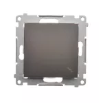 Simon 54 WMDL-060x2x-046 Łącznik schodowy (moduł) 16AX, 250V~, zaciski śrubowe; brąz mat