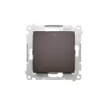 Simon 54 WMDL-020xxx-046 Łącznik dwubiegunowy (moduł) 10AX, 250V~, szybkozłącza; brąz mat