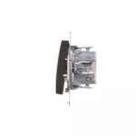 Simon 54 WMDL-020xxx-046 Łącznik dwubiegunowy (moduł) 10AX, 250V~, szybkozłącza; brąz mat