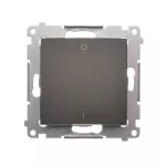 Simon 54 WMDL-020x2x-046 Łącznik dwubiegunowy (moduł) 16AX, 250V~, zaciski śrubowe; brąz mat