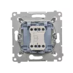 Simon 54 WMDL-081xxx-046 Przycisk „światło” z podświetleniem LED (moduł) 10AX, 250V~, szybkozłącza; brąz mat