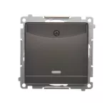 Simon 54 WMDL-0H1xx1-046 Łącznik hotelowy z podświetleniem (moduł); brąz mat Tylko do ramek S54 PREMIUM. Wymagane jest zastosowanie przekaźnika/stycznika