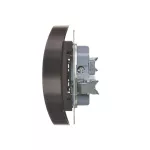 Simon 54 WMDW-00200M-046 Gniazdo wtyczkowe bez uziemienia z przesłonami podwójne (moduł) 16A, 250V~, zaciski śrubowe; brąz mat Do ramek S54 PREMIUM