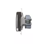 Simon 54 WMDW-53121x-046 Gniazdo wtyczkowe do wersji IP44 bez uszczelki (moduł) 16A, 250V~, zaciski śrubowe, klapka transparentna; brąz mat Wymagana uszczelka ramki