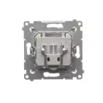 Simon 54 WMDA-06xxxx-046 Gniazdo R-TV-DATA (moduł); brąz mat