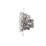 Simon 54 WMDA-07xxxx-011 Gniazdo TV-DATA. Dwa porty wyjściowe typu "F" (moduł). Częstotliwość dla wejścia 5-1000 MHz; biały