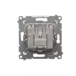 Simon 54 WMDA-07xxxx-044 Gniazdo TV-DATA. Dwa porty wyjściowe typu "F" (moduł). Częstotliwość dla wejścia 5-1000 MHz; złoty mat