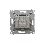 Simon 54 WMDA-07xxxx-048 Gniazdo TV-DATA. Dwa porty wyjściowe typu "F" (moduł). Częstotliwość dla wejścia 5-1000 MHz; antracyt