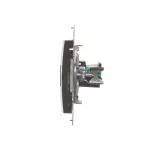Simon 54 WMDT-0020xx-046 Gniazdo telefoniczne podwójne RJ12 (moduł); brąz mat