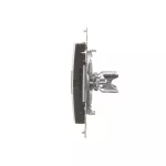 Simon 54 WMDK-P2xxxx-046 Pokrywa gniazd teleinformatycznych na Keystone płaska podwójna (moduł); brąz mat