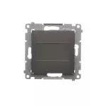 Simon 54 WMDZ-611xx1-046 Zaślepka ramki (moduł). Mocowanie za pomocą łapek lub wkrętów; brąz mat