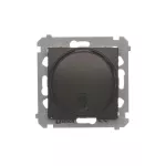 Simon 54 WMDS-007x0x-046 Ściemniacz naciskowy i zdalnie sterowany (moduł) 20–500 W; brąz mat