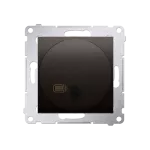 Simon 54 WMDL-001xPx-046 Łącznik zdalnie sterowany z przekaźnikiem (moduł) 8(2) A, 230V~; brąz mat Wymagana instalacja 3-przewodowa