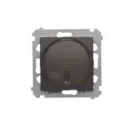 Simon 54 WMDL-001xPx-046 Łącznik zdalnie sterowany z przekaźnikiem (moduł) 8(2) A, 230V~; brąz mat Wymagana instalacja 3-przewodowa