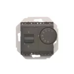 Simon 54 WMDR-02xxxx-046 Regulator temperatury z czujnikiem wewnętrznym (moduł) 16(2) A, 230V~. Montaż na wkręty; brąz mat