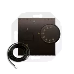 Simon 54 WMDR-01xxxx-046 Regulator temperatury z czujnikiem zewnętrznym (moduł) 16(2) A, 230V~. W komplecie czujnik zewnętrzny (sonda). Montaż na wkręty; brąz mat