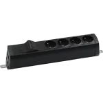 Simon 480 TS48-210E400K0-44 Listwa poszerzona 4 gn. typ E i płytka 2xRJ45 keystone; złącze w układzie Wieland; czarny