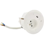 Simon 480 TS48-330E10E00-33 Gniazdo meblowe 1 gn. typ E + ładowarka USB type C; złącze 10 cm przewód; biały