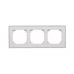 Simon 55 WMDZ-TRD3.149-143 Ramka 3-krotna DUO; Aluminium, podstawa czarna