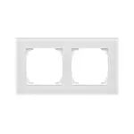 Simon 55 WMDZ-0120xZ-170 Ramka 2-krotna Nature; Szkło mrożone białe