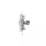 Simon 54 WMDE-011000-011AB Gniazdo ekwipotencjalne pojedyncze (moduł); antybakteryjny biały