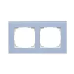 Simon 55 WMDZ-0120xZ-180 Ramka 2-krotna Nature; Szkło mrożone błękitne