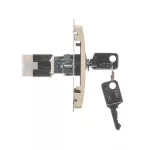 Simon Basic WMUL-0K01xx-9011 Łącznik jednobiegunowy z kluczem, 2 pozycyjny, „0-I” styk N/O. Możliwość wyjęcia klucza w każdej pozycji; beż