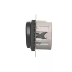 Simon 54 WMDS-004xLx-048 Ściemniacz obrotowy do LED ściemnialnych 230 V (moduł) 2–250 W; antracyt. Maksymalna ilość zródeł LED - 10 szt.