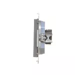 Simon 55 WMDK-16105N-116 Gniazdo komputerowe RJ45 kategoria 5e + telefoniczne RJ12 (moduł); Grafitowy mat