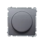 Simon Basic WMUR-01010x-J011 Ściemniacz naciskowo-obrotowy jednobiegunowy do LED ściemnialnych 230V (moduł); stal inox