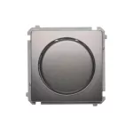 Simon Basic WMUR-01010x-J011 Ściemniacz naciskowo-obrotowy jednobiegunowy do LED ściemnialnych 230V (moduł); stal inox