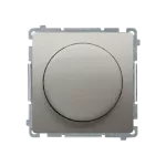 Simon Basic WMUR-01010x-H011 Ściemniacz naciskowo-obrotowy jednobiegunowy do LED ściemnialnych 230V (moduł); satynowy