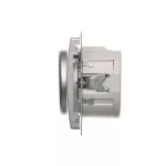 Simon Basic WMUR-01010x-4011 Ściemniacz naciskowo-obrotowy jednobiegunowy do LED ściemnialnych 230V (moduł); srebrny mat