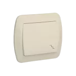 Simon Akord WMAL-460xxx-9012 Łącznik schodowy 10AX, 250V~, zaciski śrubowe; beż