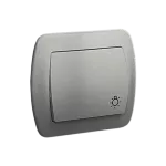 Simon Akord WMAL-480xxx-D012 Przycisk światło 10AX, 250V~, zaciski śrubowe; aluminiowy